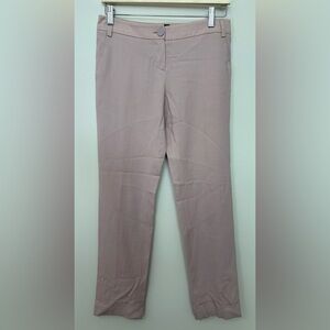 Designer Emporio Armani Wool Blush 2 Pocket Trousers Size 6-8 Sku 175